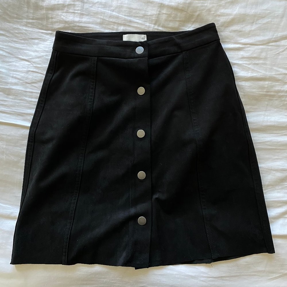 NWOT Aritzia CENTINELA Faux Suede Skirt, 0